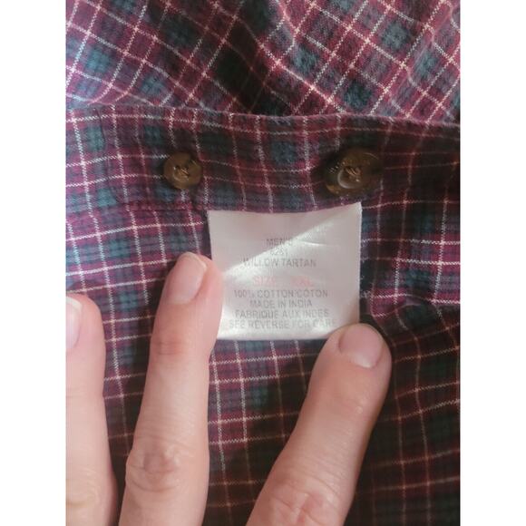 Woolrich Willow Men’s Flannel Shirt 2XL Red Multi Plaid Button-Up EUC - Picture 6 of 7